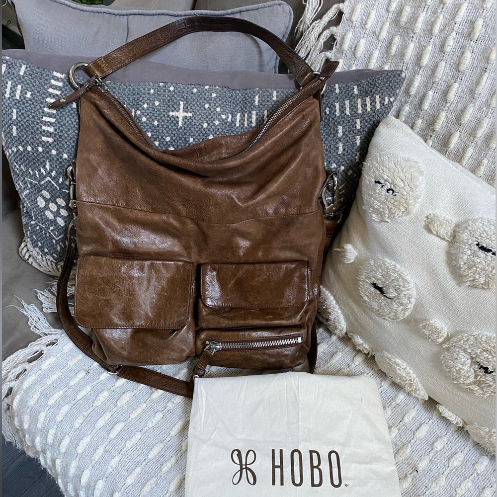 {HOBO International} Large Leather Bag